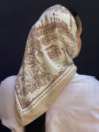 مینی اسکارف نخی کجراه