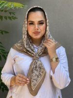 روسری نخی طرحدار زنانه