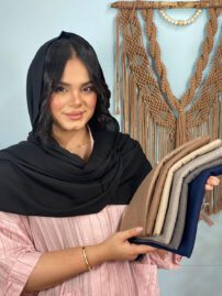 شال نخی سیرنگ تک رنگ