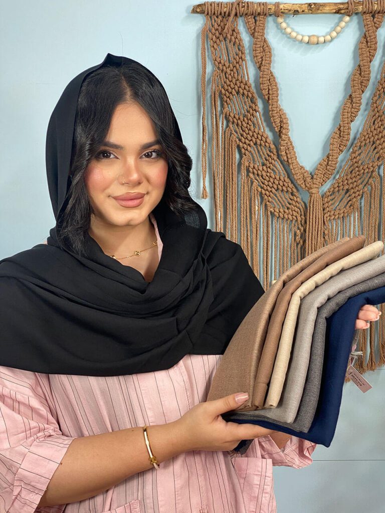 شال نخی سیرنگ تک رنگ