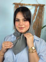 مینی اسکارف تک رنگ دخترونه