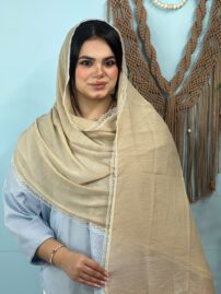 شال میله ای تک رنگ
