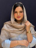 شال لبه دانتل میله ای وارداتی