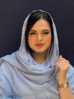 شال لبه دانتل میله ای وارداتی