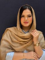 شال لبه دانتل میله ای وارداتی