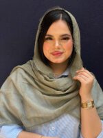 شال لبه دانتل میله ای وارداتی