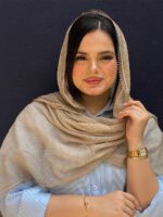 شال لبه دانتل میله ای وارداتی
