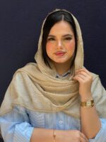 شال لبه دانتل میله ای وارداتی