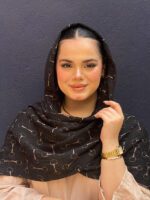 شال نخی پلیسه طرحدار مادام بلا