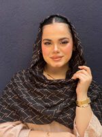 شال نخی پلیسه طرحدار مادام بلا