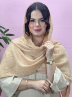 شال پفکی تک رنگ زارا