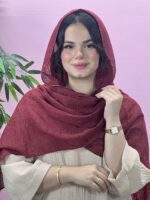 شال پفکی تک رنگ زارا