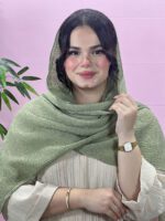 شال پفکی تک رنگ زارا