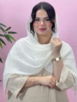 شال پفکی تک رنگ زارا