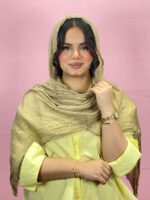 شال لبه دانتل میله ای مادام بلا
