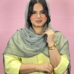 شال لبه دانتل میله ای مادام بلا