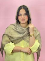 شال لبه دانتل میله ای مادام بلا
