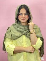 شال لبه دانتل میله ای مادام بلا