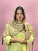 شال لبه دانتل میله ای مادام بلا