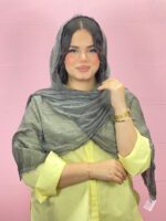 شال لبه دانتل میله ای مادام بلا