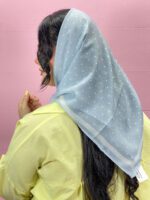 مینی اسکارف نخی توپی مادام بلا