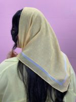 مینی اسکارف نخی توپی مادام بلا