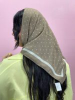 مینی اسکارف نخی توپی مادام بلا