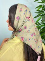 مینی اسکارف نخی گلدار مادام بلا