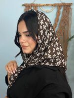 مینی اسکارف نخی طرحدار
