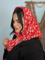 مینی اسکارف نخی طرحدار
