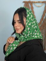 مینی اسکارف نخی طرحدار