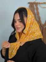 مینی اسکارف نخی طرحدار