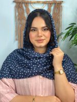 شال پلیسه توپی نخی