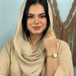 شال رینگی لبه تور نخی