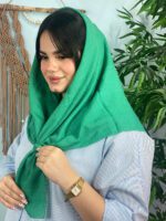 روسری نخی تک رنگ زنانه مادام بلا