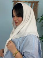 روسری نخی تک رنگ زنانه مادام بلا