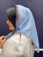 روسری سه گوش لبه تور مادام بلا