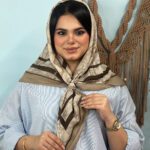 روسری نخی طرحدار گوچی