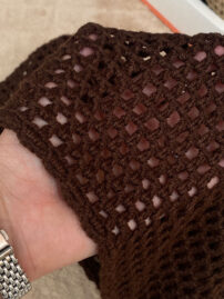 شال رینگی کتان پنبه ای