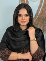 شال کوپرا مشکی مجلسی مادام بلا