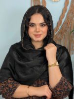 شال کوپرا مشکی مجلسی مادام بلا