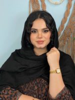 شال نخی دختی زنانه دور تور