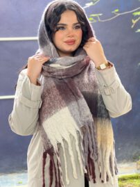 بیگ اسکارف چهارخونه موهر مادام بلا