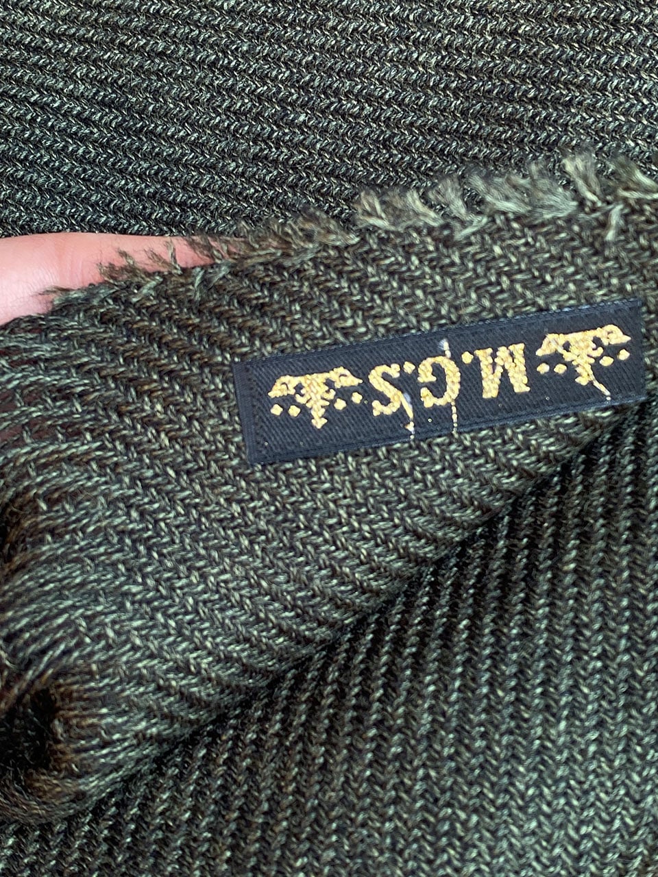 شال بافت دورریش تک رنگ