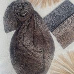 روسری طرح پلنگی نخی