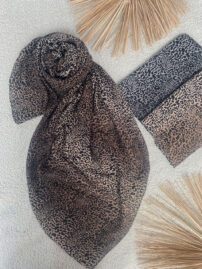روسری طرح پلنگی نخی