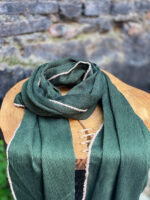 شال سیا اسکارف نواردار مجلسی