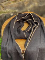 شال سیا اسکارف نواردار مجلسی