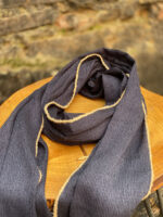 شال سیا اسکارف نواردار مجلسی