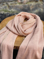 شال سیا اسکارف نواردار مجلسی